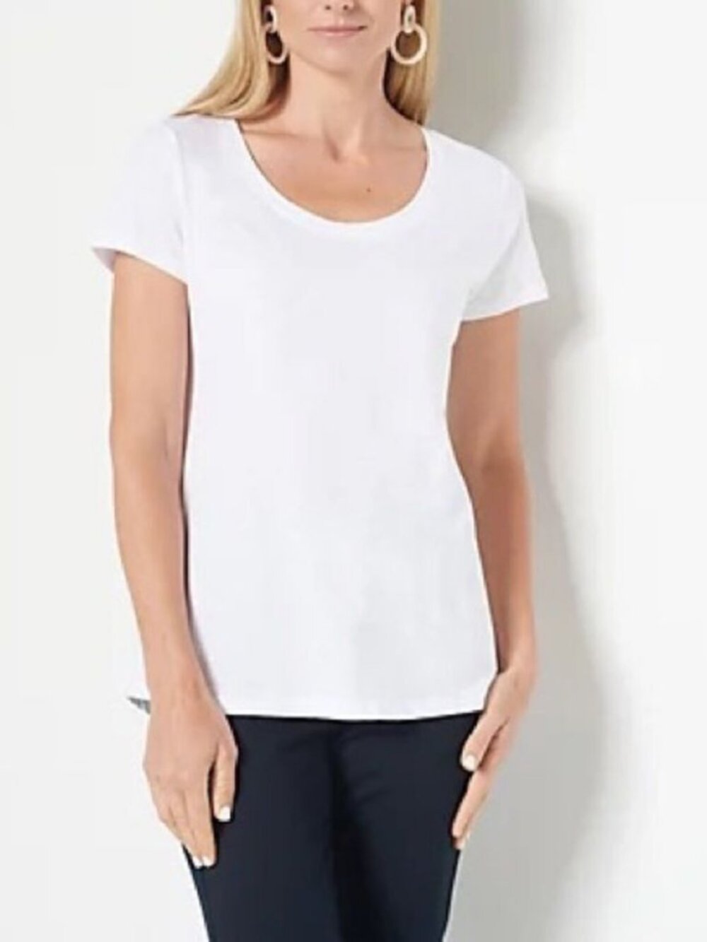 Jason Wu Knit Scoop Neck Tee